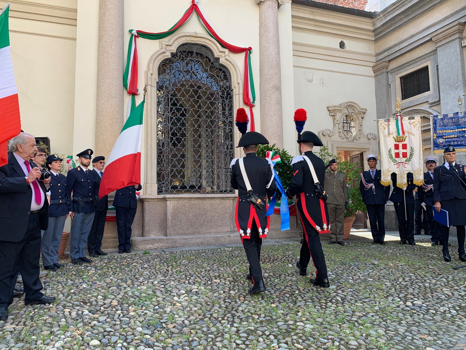 Cerimonia Nastro Azzurro a Novara