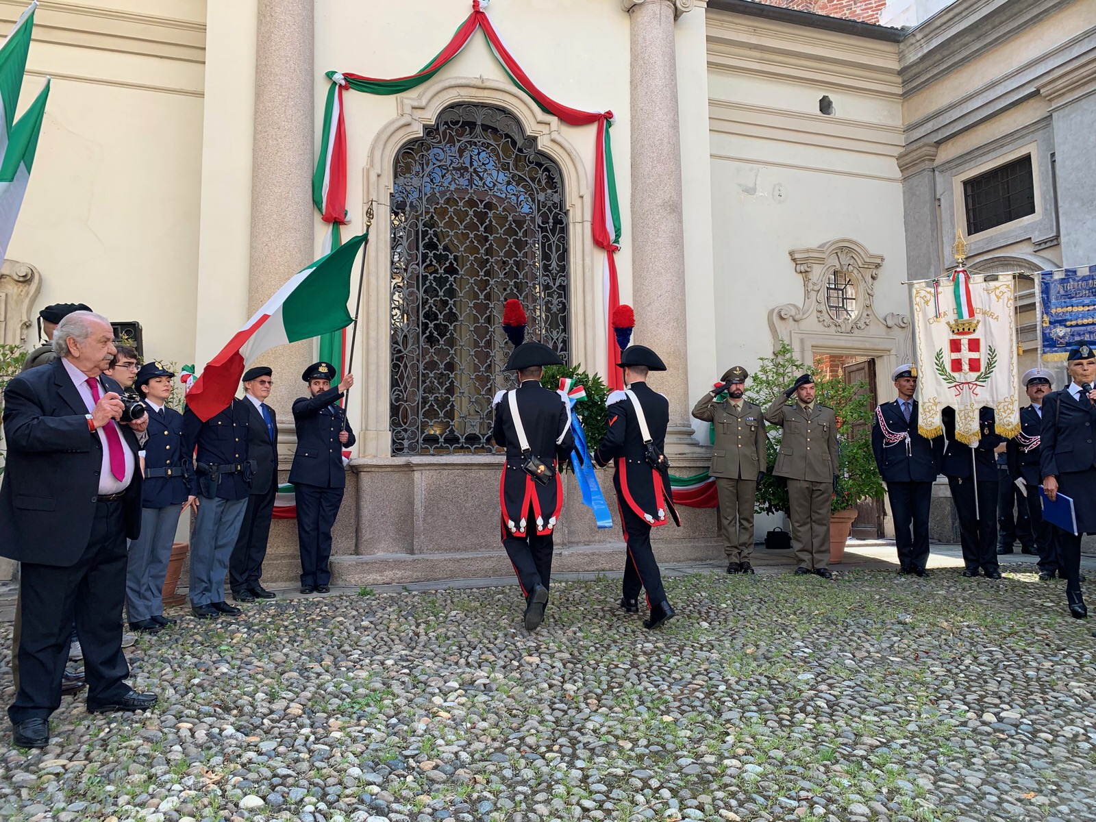 Cerimonia Nastro Azzurro a Novara