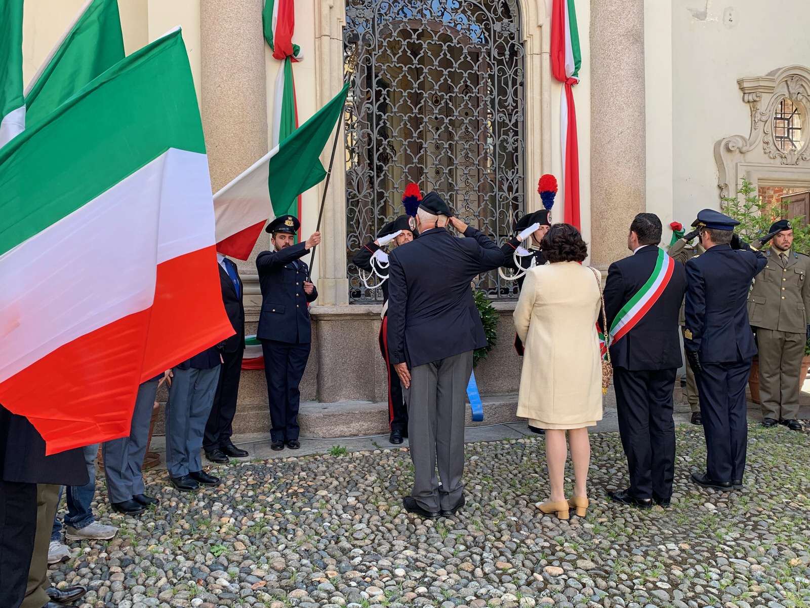 Cerimonia Nastro Azzurro a Novara
