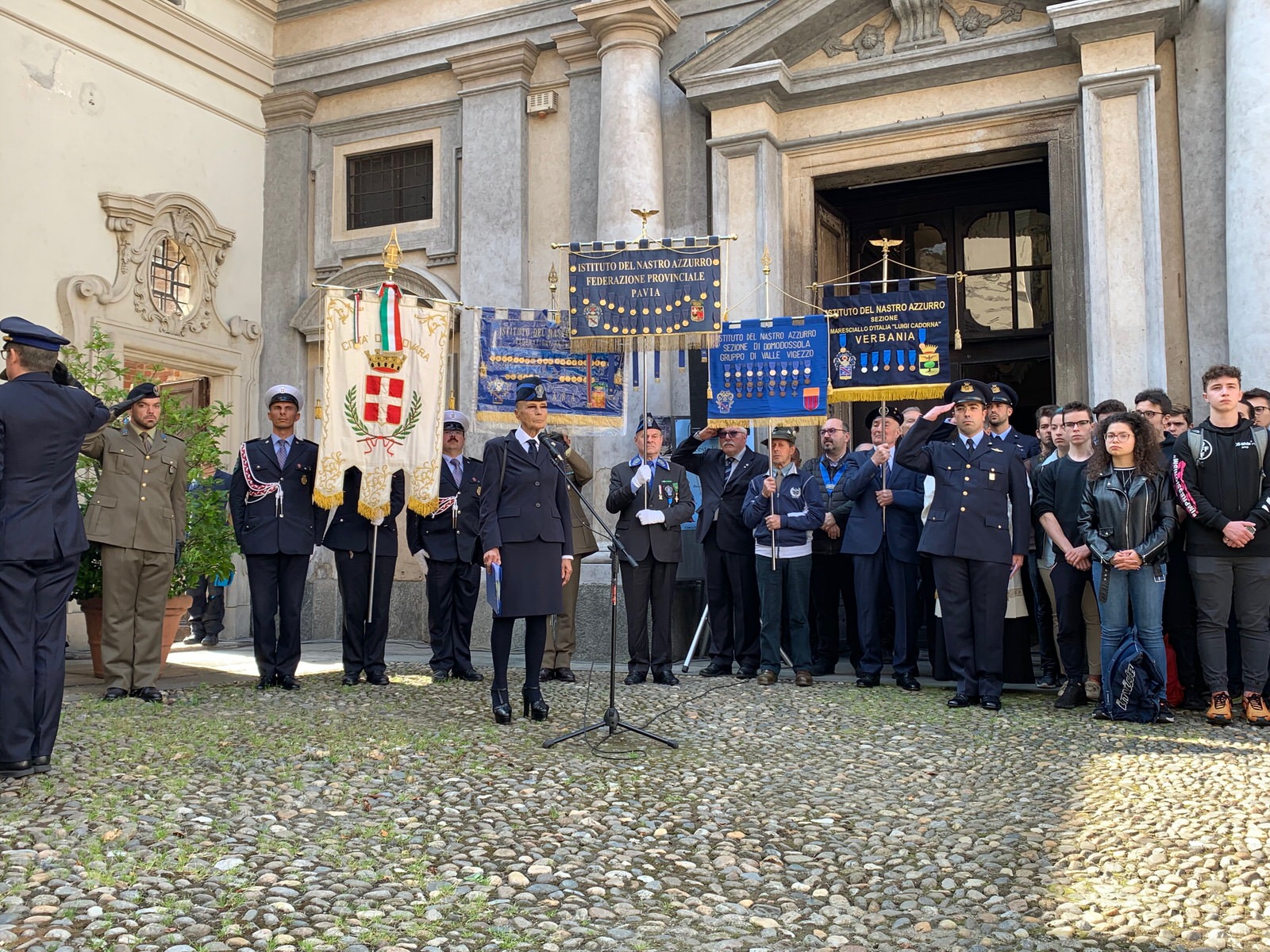 Cerimonia Nastro Azzurro a Novara