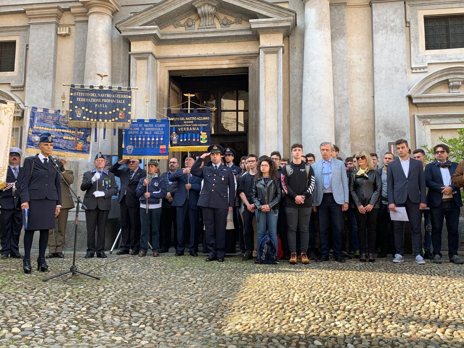 Cerimonia Nastro Azzurro a Novara
