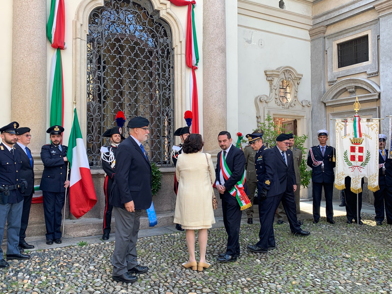 Cerimonia Nastro Azzurro a Novara
