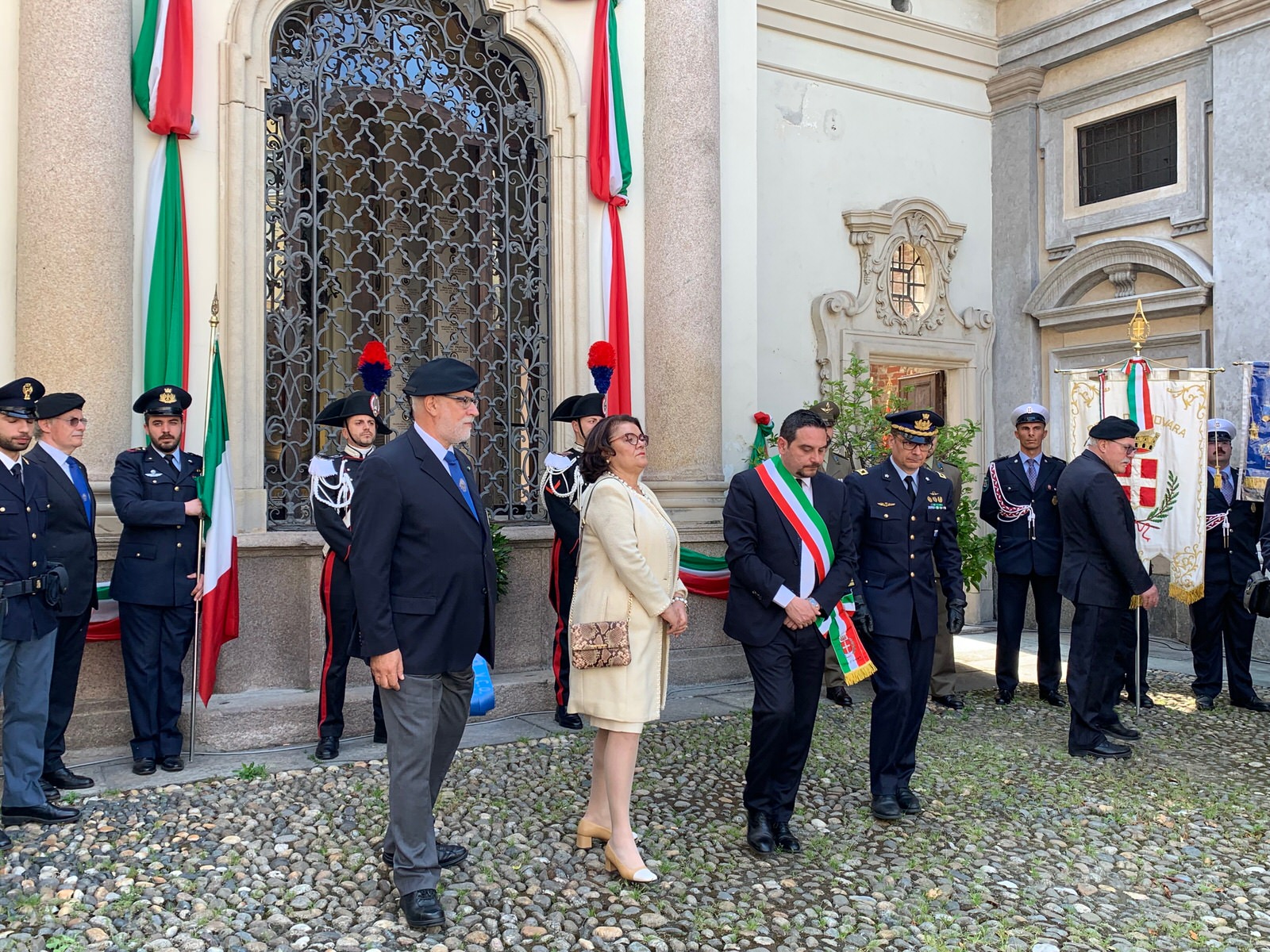 Cerimonia Nastro Azzurro a Novara