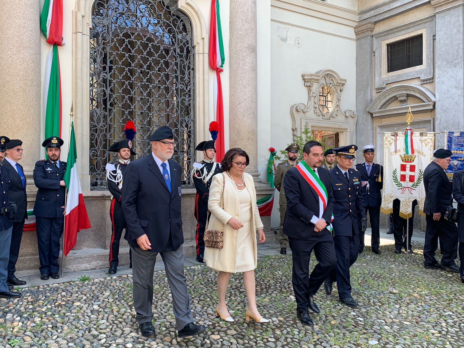 Cerimonia Nastro Azzurro a Novara