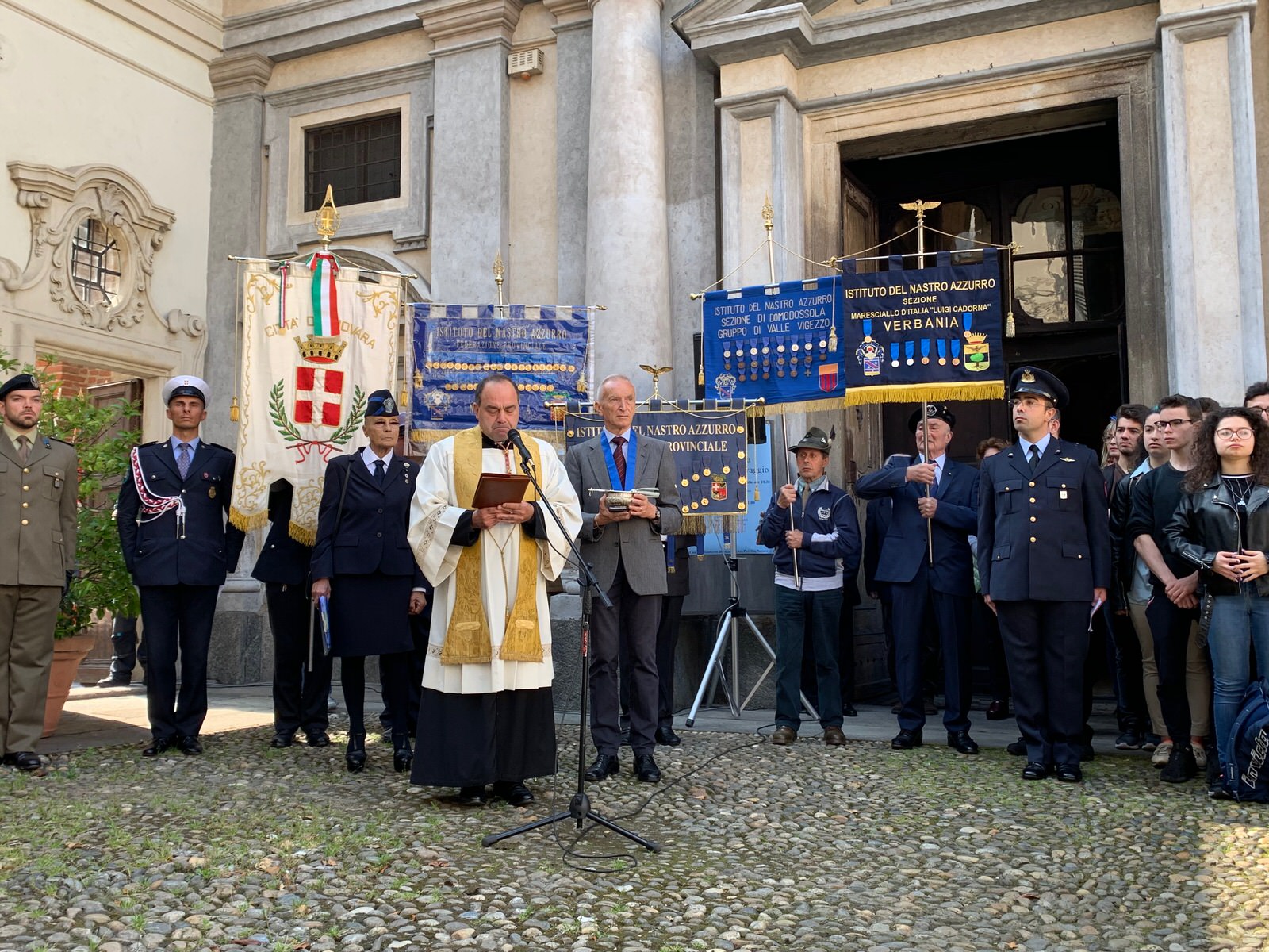 Cerimonia Nastro Azzurro a Novara