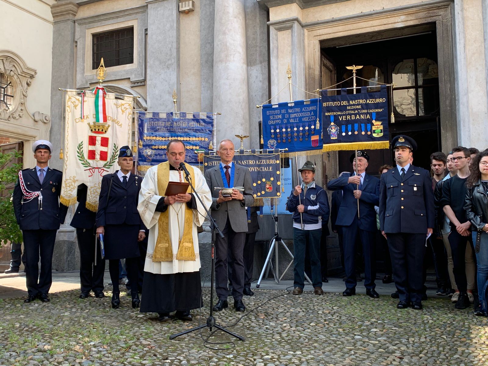 Cerimonia Nastro Azzurro a Novara