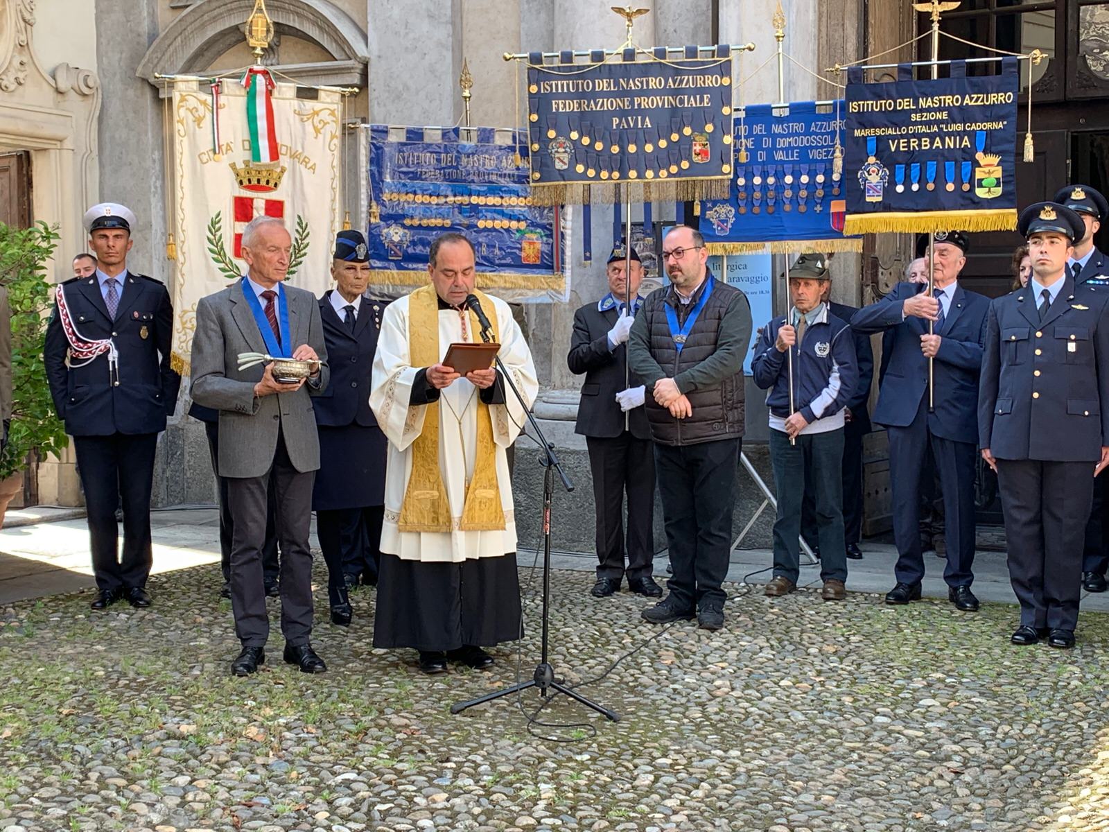 Cerimonia Nastro Azzurro a Novara