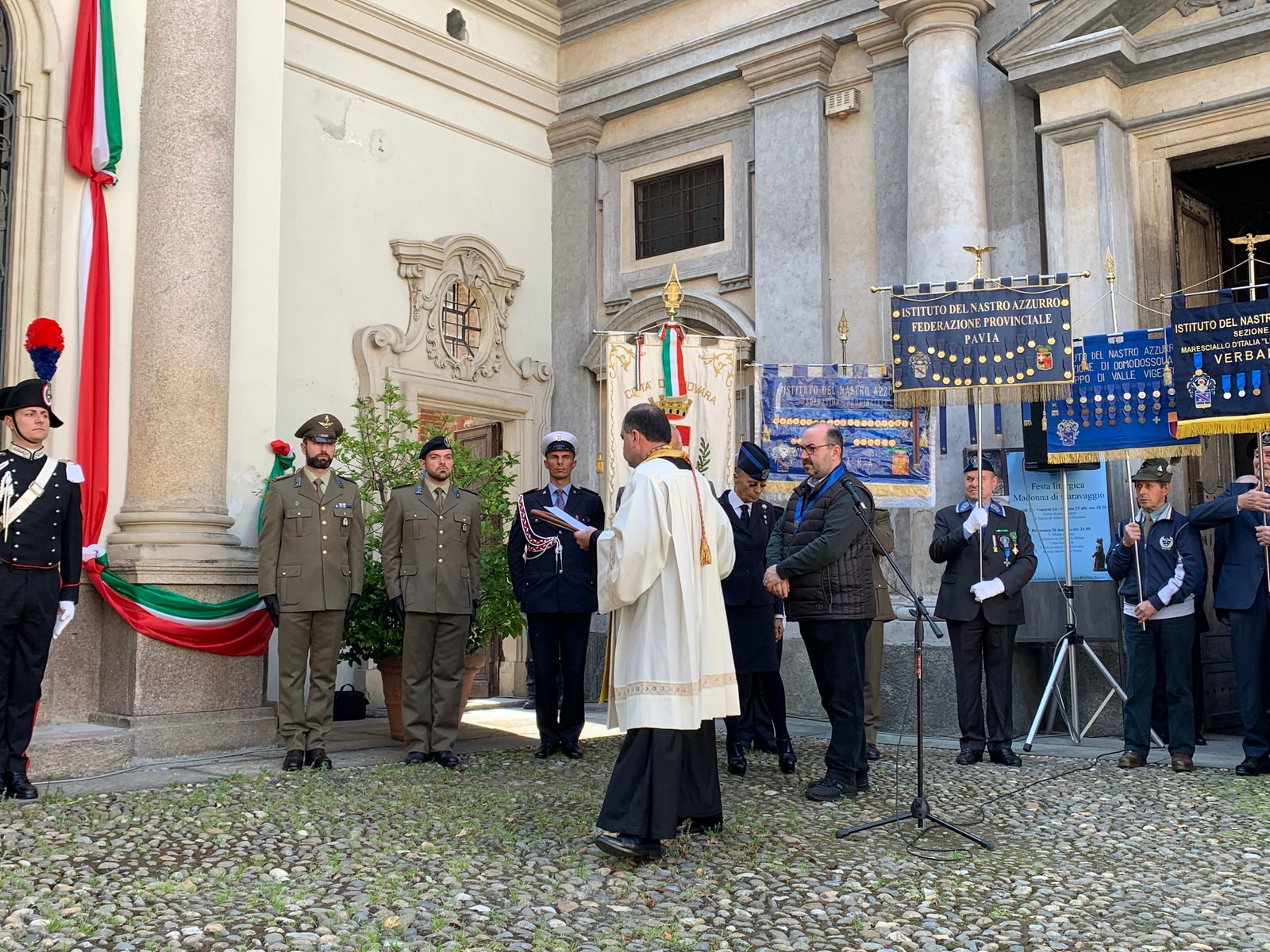 Cerimonia Nastro Azzurro a Novara