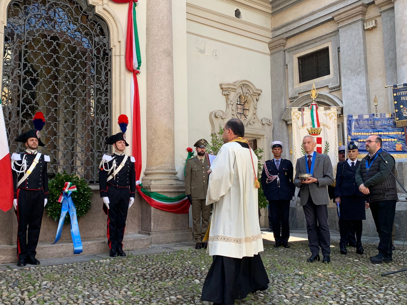 Cerimonia Nastro Azzurro a Novara