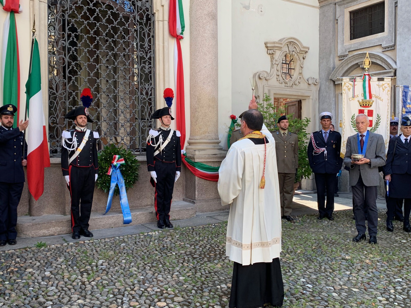 Cerimonia Nastro Azzurro a Novara