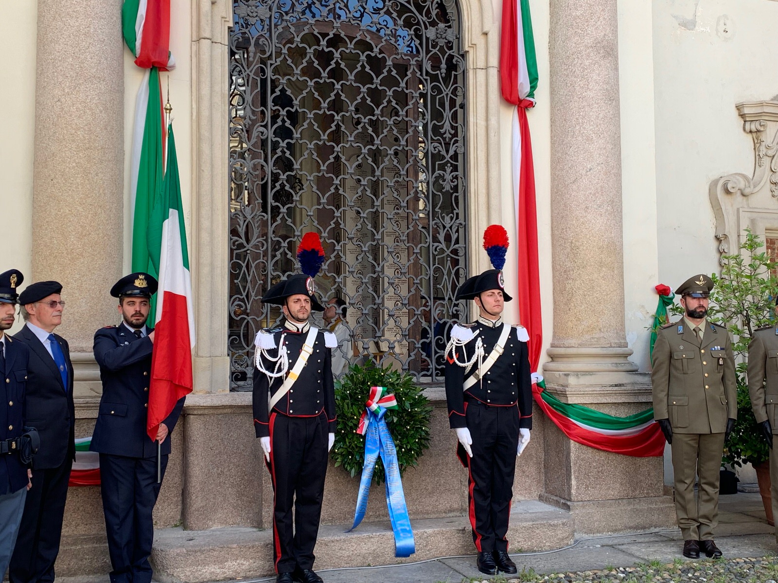 Cerimonia Nastro Azzurro a Novara