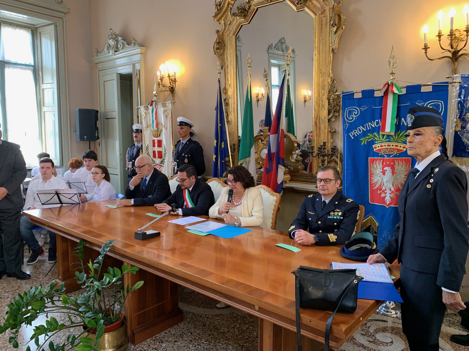 Cerimonia Nastro Azzurro a Novara