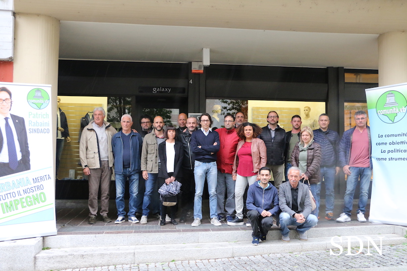 Presentata a Verbania la lista civica Comunità.VB a sostegno di Patrich Rabaini