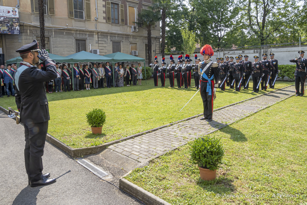 Novara: festa dell’Arma dei Carabinieri. Nell’anno 309 arresti e 2.351 denunce