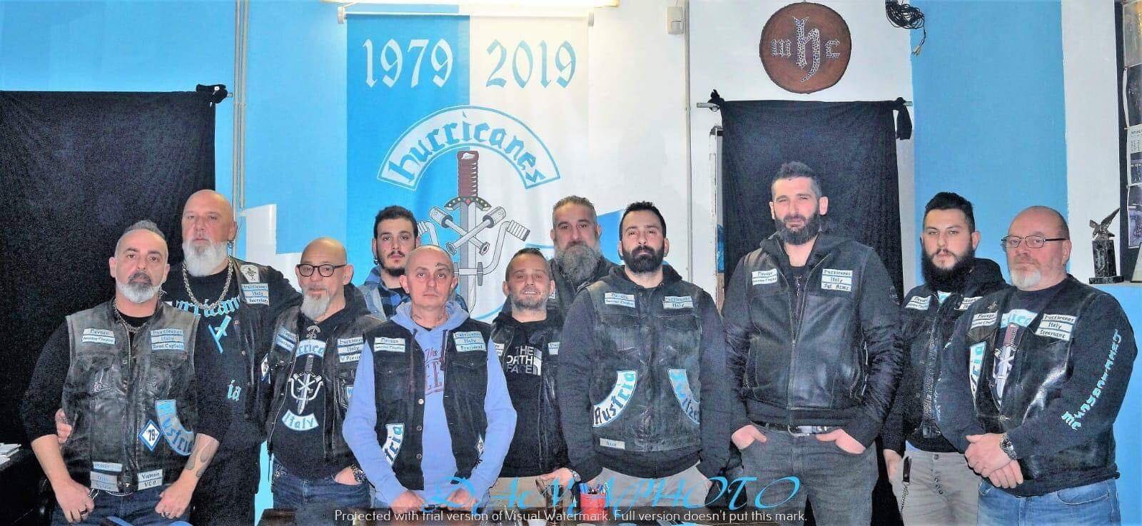 Trecate: sabato motoraduno degli Hurricanes mc Italy Novara