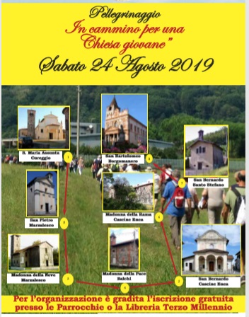 Borgomanero — Sabato 24 agosto, festa di San Bartolomeo, in cammino con partenza da Cureggio