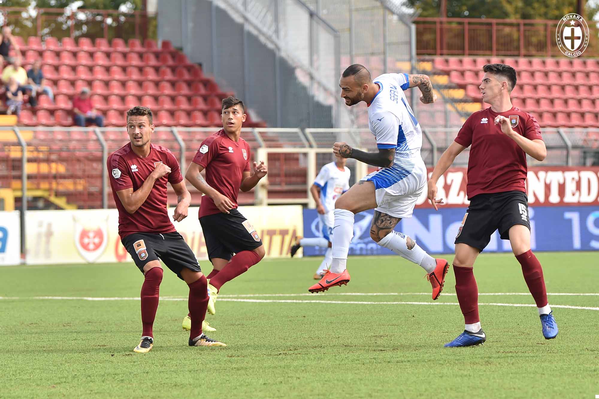 Pareggio a reti bianche del Novara a Pontedera. Guidetti: «Un punto che dà continuità»