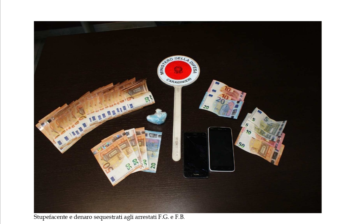 Due arresti e tre denunce per droga da parte dei Carabinieri di Arona