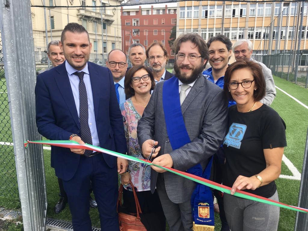 Nuovo campetto di calcio per le scuole “Mossotti”, “Omar”, “Casorati” e “Carlo Alberto” di Novara