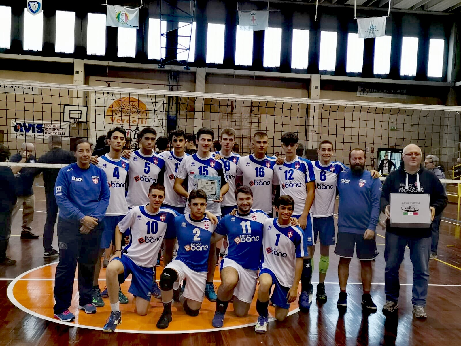 Volley Novara, vittoria nel torneo in memoria di Nino Piacco