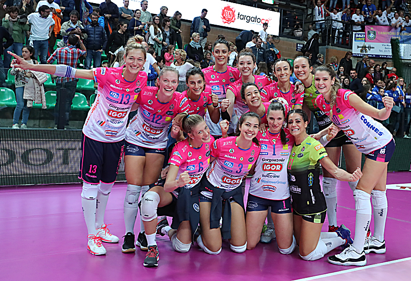 L’Igor Volley Novara vince 3 a 1 all’esordio a Cuneo