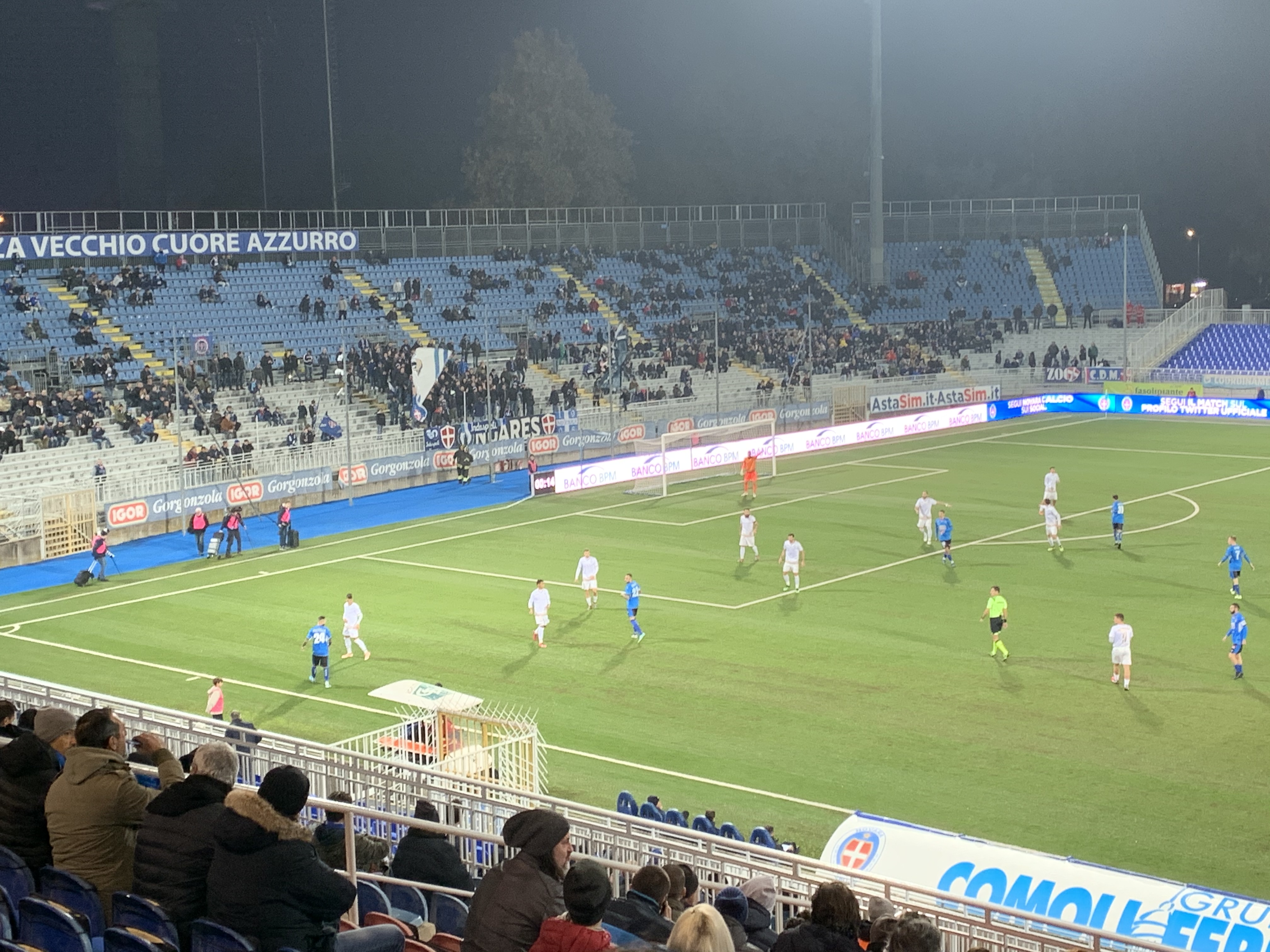 Doppietta di Bortolussi e il Novara vince 2 a 1 con il Como