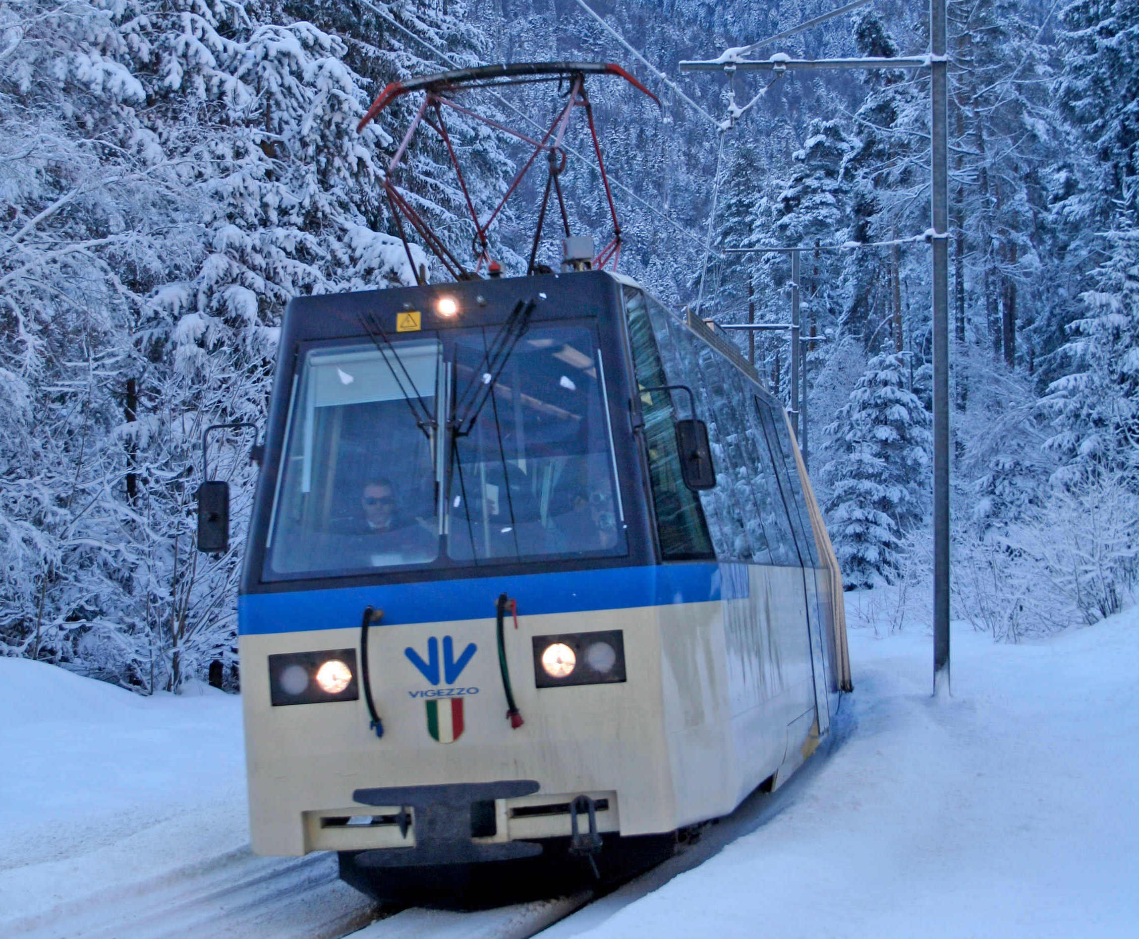 Ferrovia Vigezzina interrotta a causa della neve