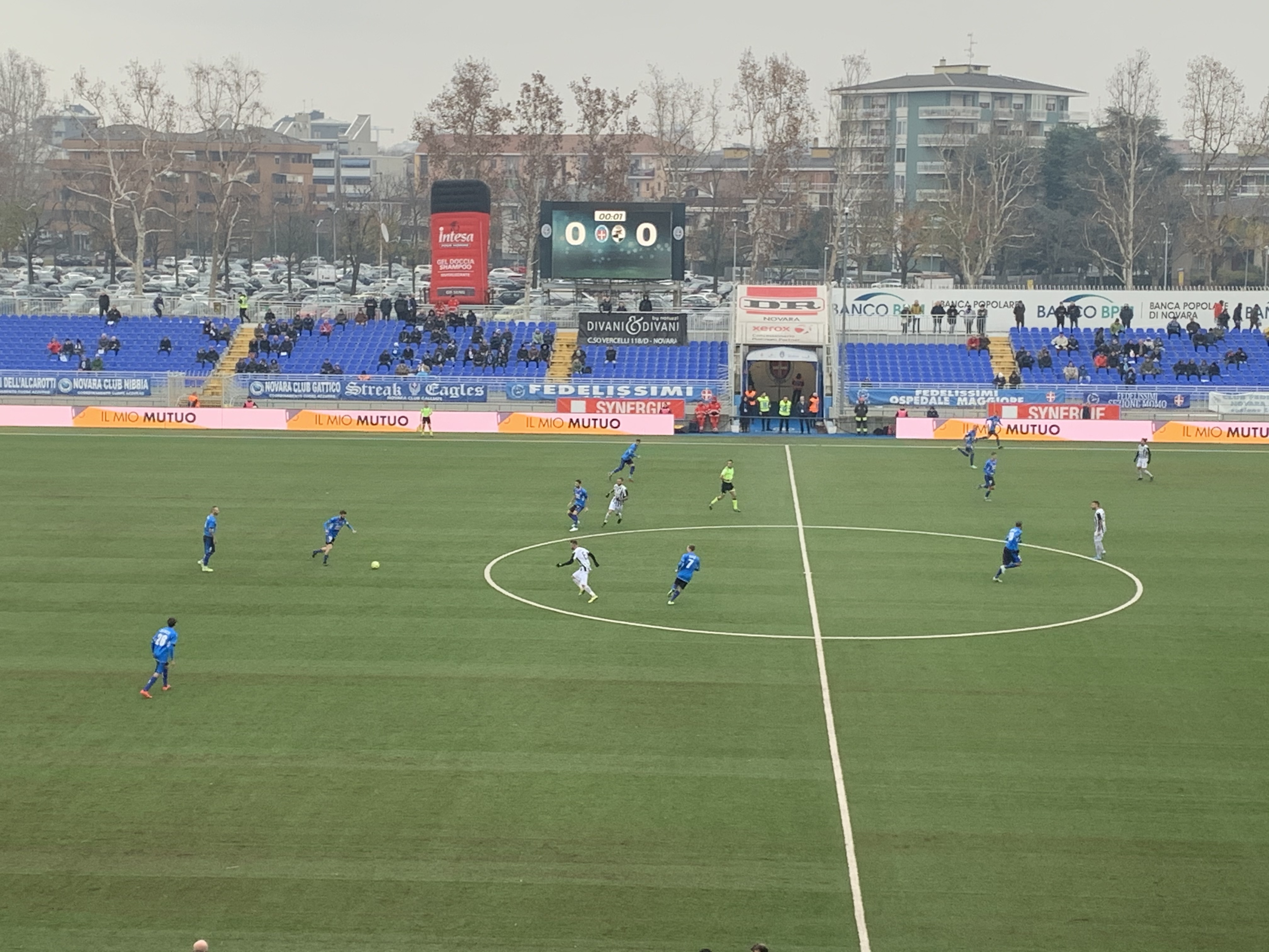 Novara calcio, netta vittoria contro il Siena per 4 a 0