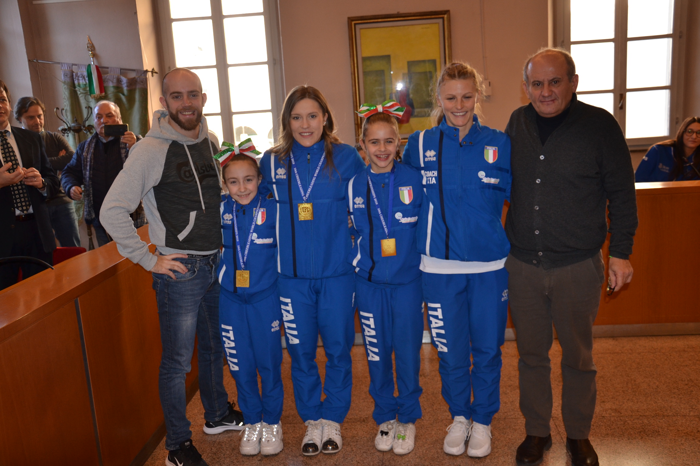 Borgomanero – Premiazioni degli atleti che si sono distinti del 2019