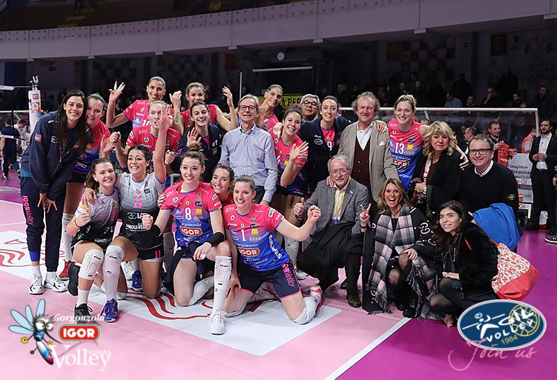 L’Igor Volley Novara chiude il 2019 con una vittoria per 3 a 0 a Bergamo