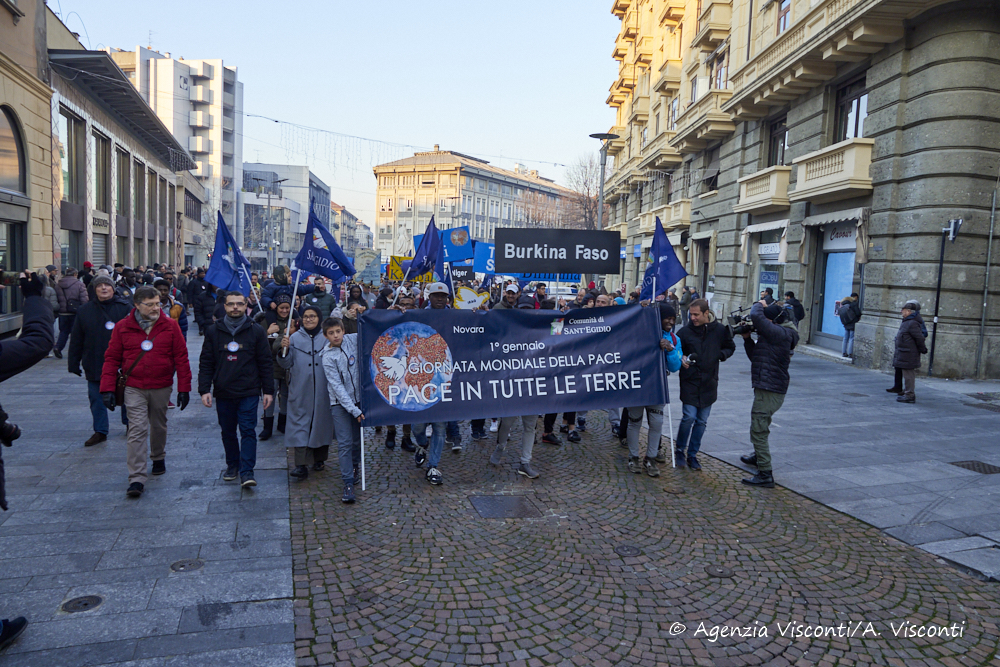 Nuovo anno: Marcia della Pace a Novara e a Maggiora