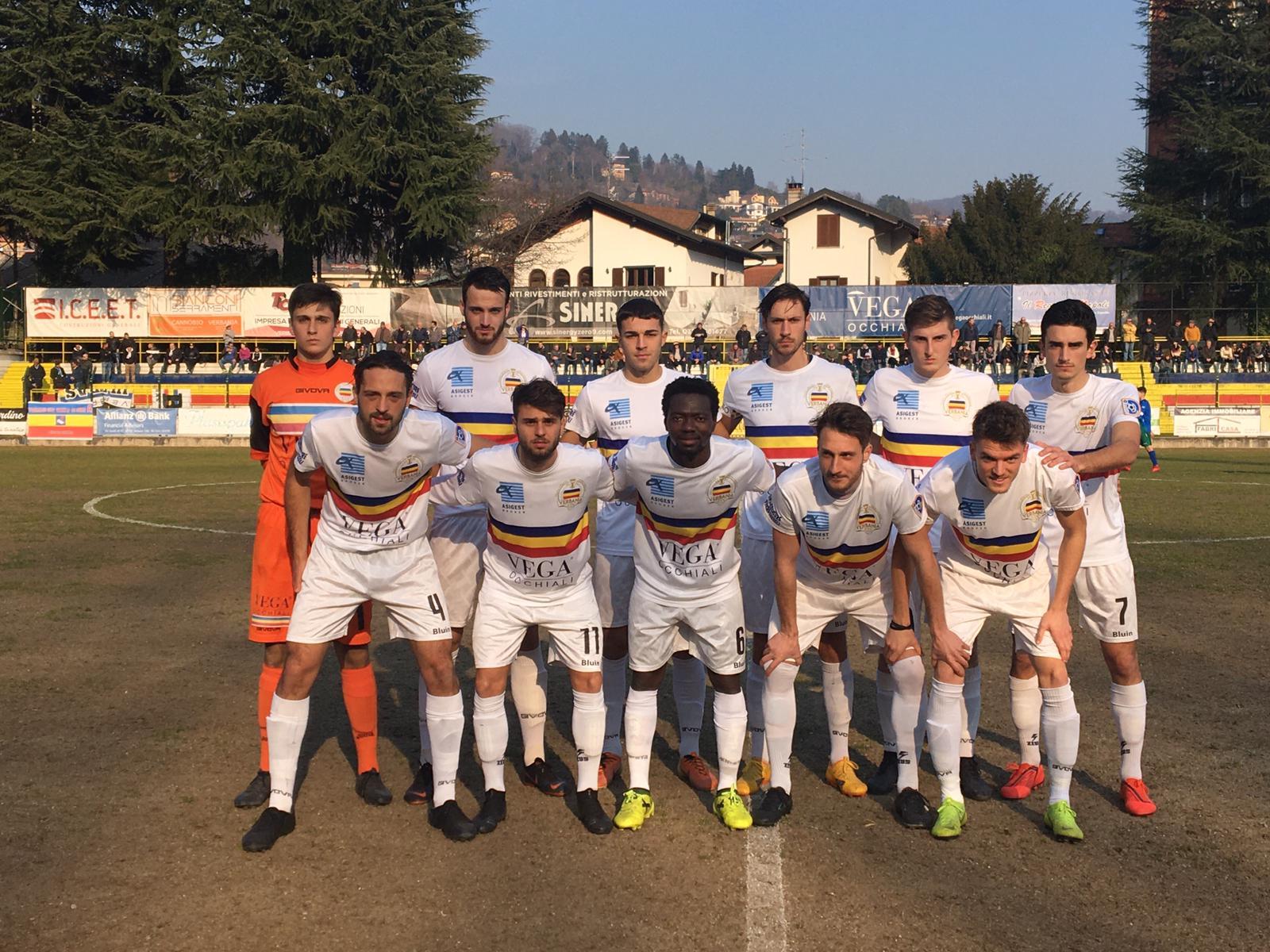 L’Asdc Verbania sconfitto 3-0 dal Seravezza