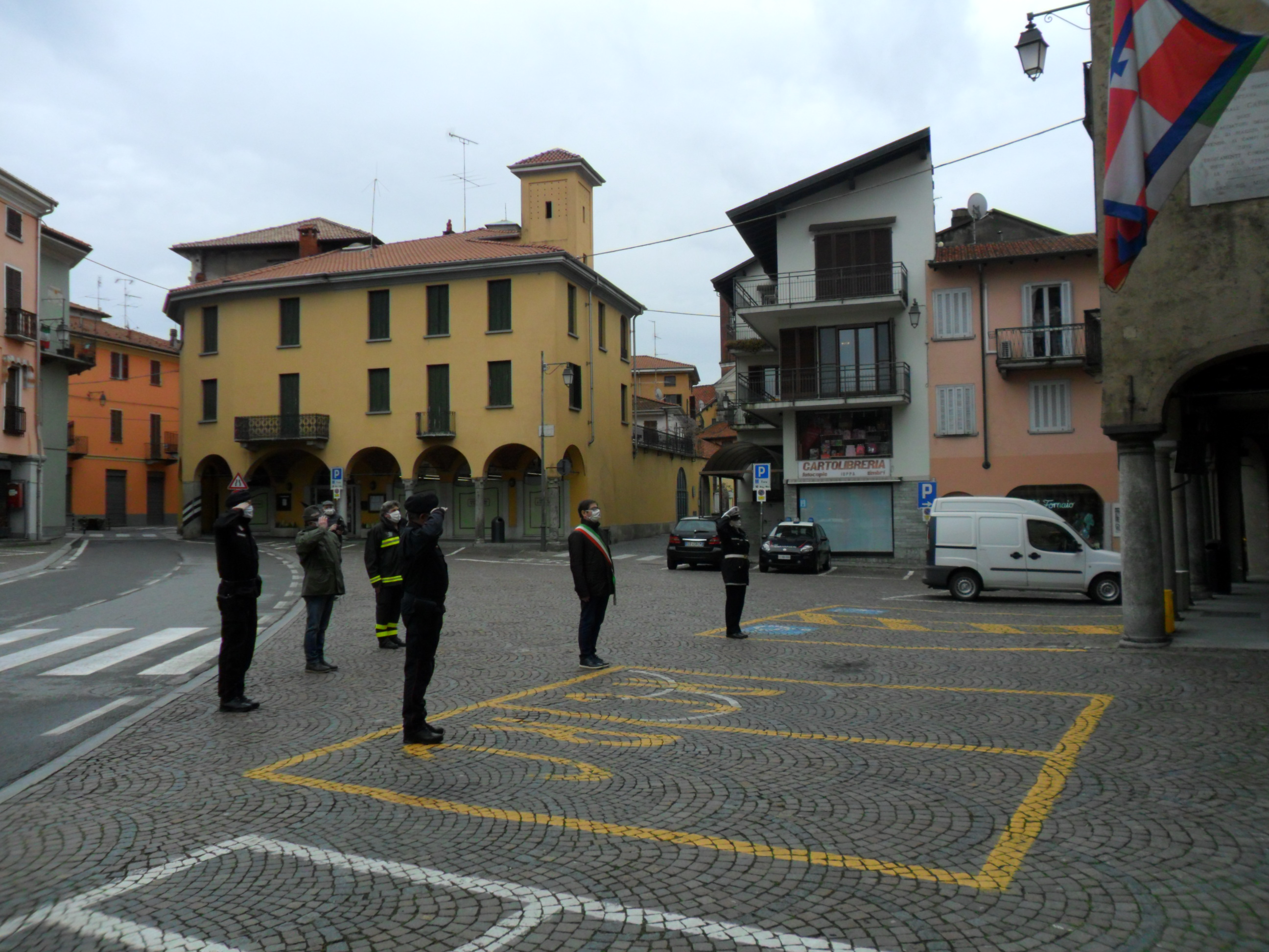 Romagnano, omaggio vittime Covid