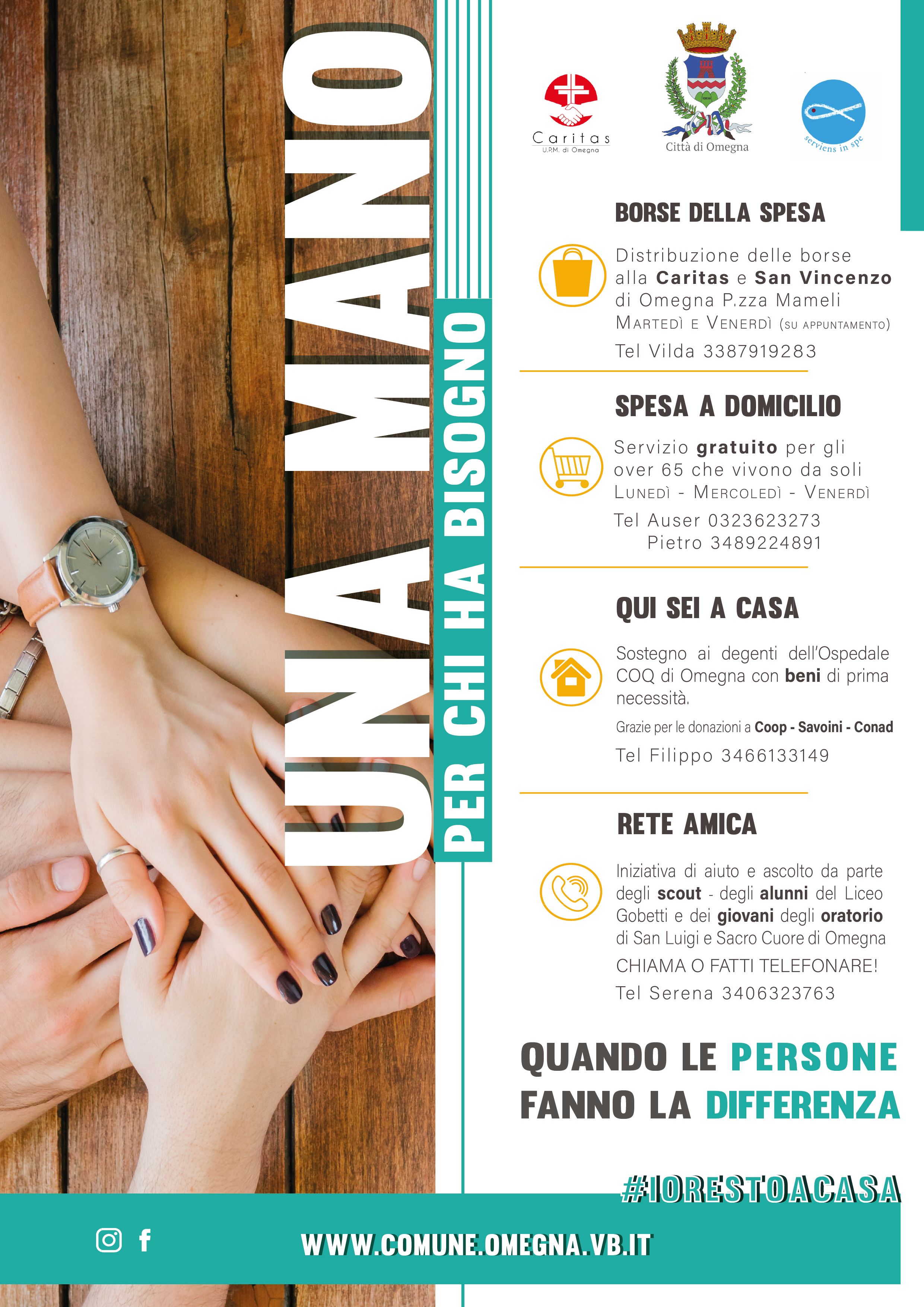 Omegna, la carità si fa sentire