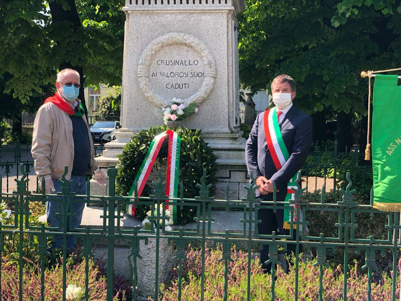 A Crusinallo la celebrazione del 25 aprile