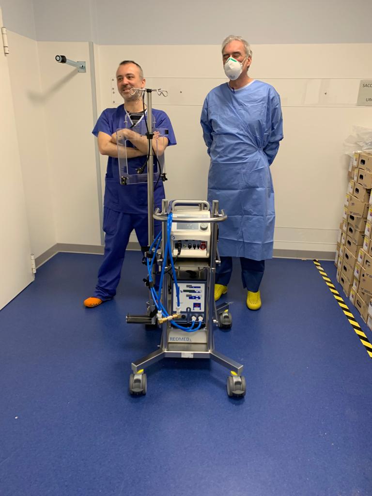 In funzione al Maggiore di Novara i due Ecmo donati al nosocomio