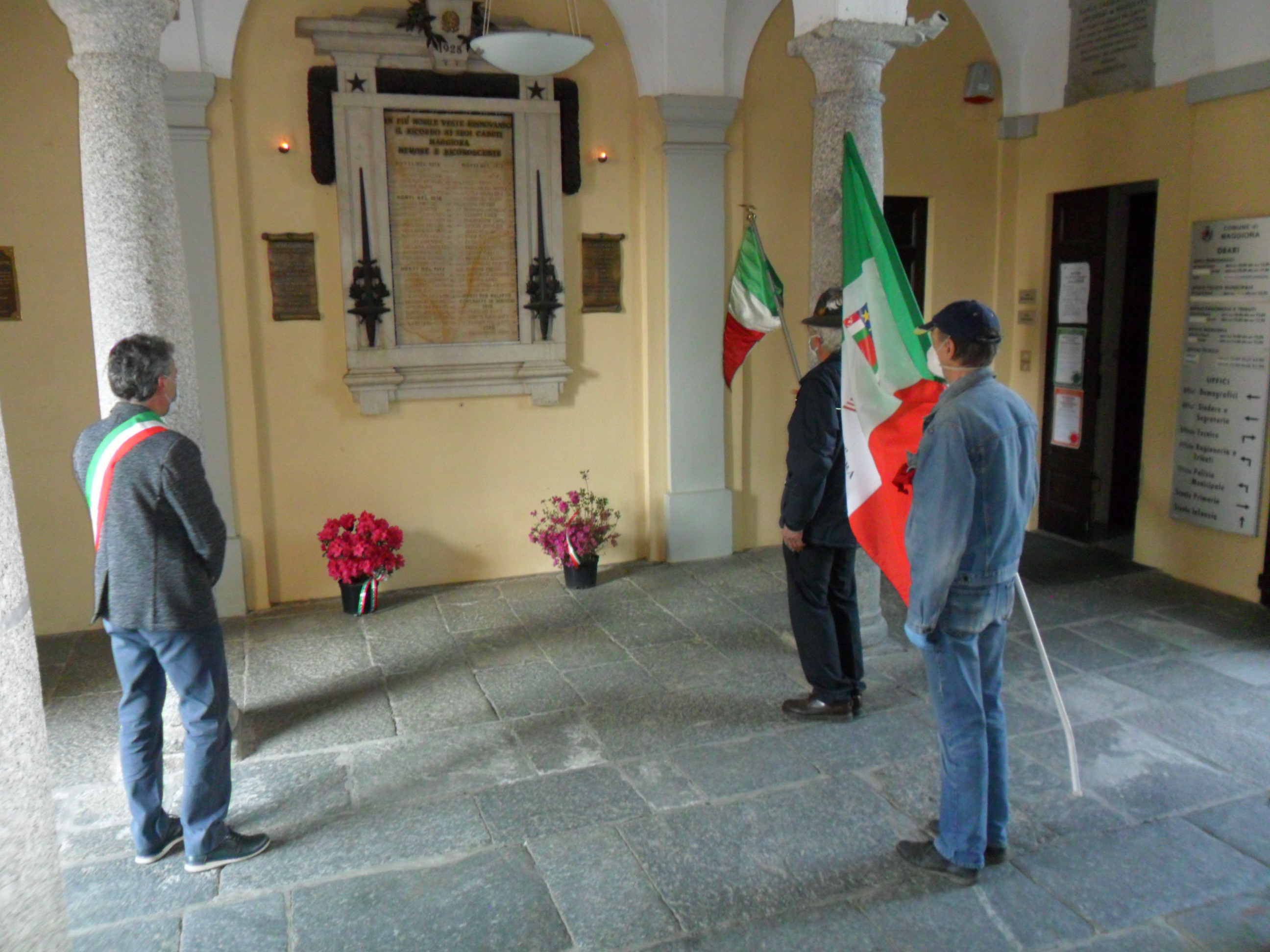 Maggiora, commemorazione per il 25 aprile a porte chiuse