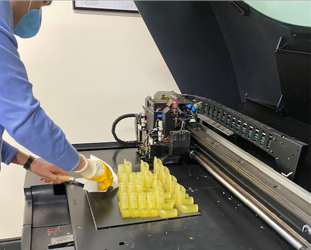 Coronavirus: “Nobili” di Suno, reparto stampa in 3D per la produzione di valvole CpaP