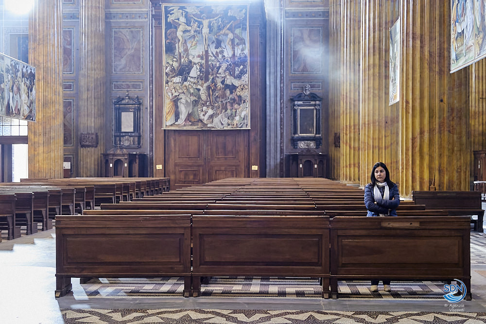 La messa del giovedì santo 2020; cattedrale vuota per il coronavirus