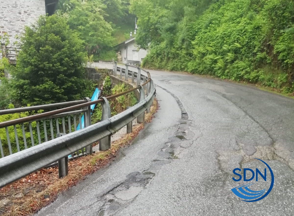 Valle Cannobina, iniziano i lavori lungo la strada provinciale