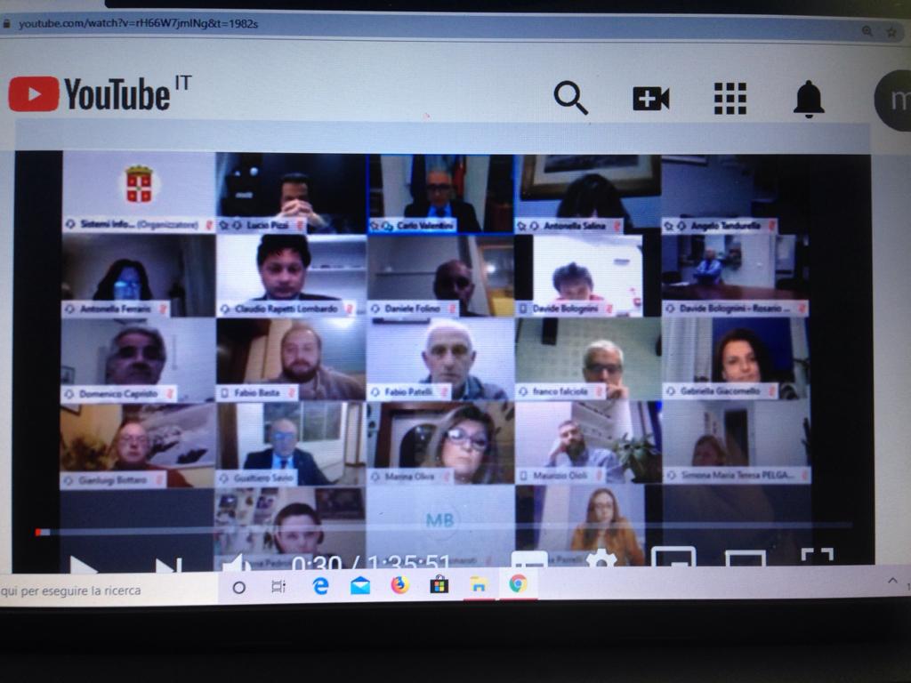 Consiglio comunale di Domodossola in video conferenza