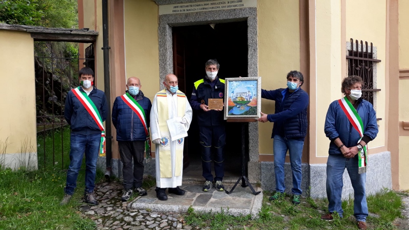 Alla Madonna del Fontegno donato un quadro  per grazia ricevuta