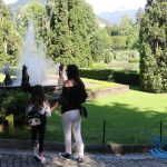 I primi visitatori dopo la riapertura dei Giardini di Villa Taranto a Pallanza