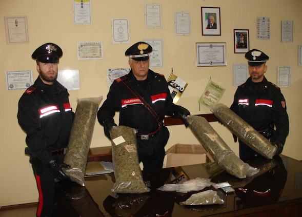 Ingente quantità di droga sequestrata dai Carabinieri di Verbania