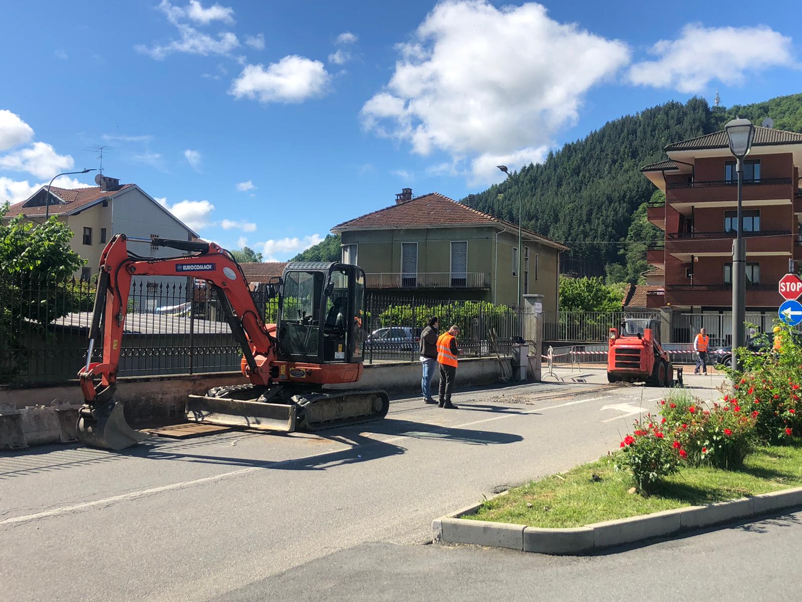 Sono partiti i lavori alla rete fognaria di Borgosesia