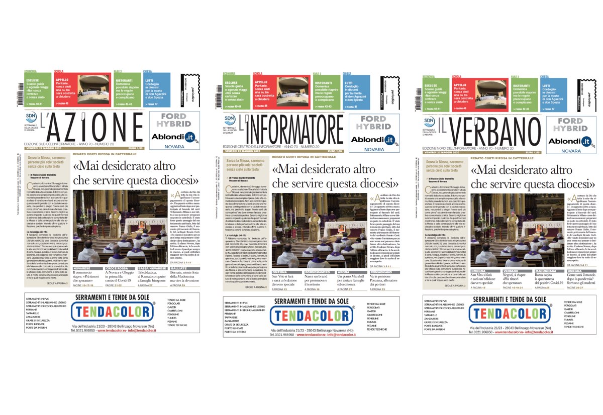 Addio al Card. Corti e lettera del Vescovo sul ritorno a Messa: i nostri giornali in digitale ancora gratuiti