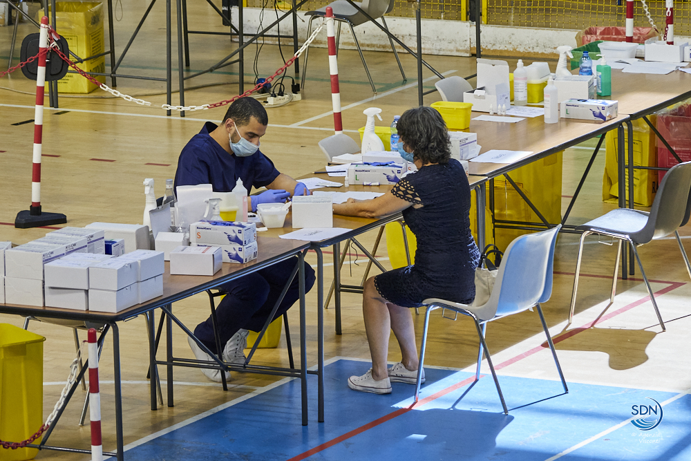 Novara: iniziati i test sierologici al Pala Verdi