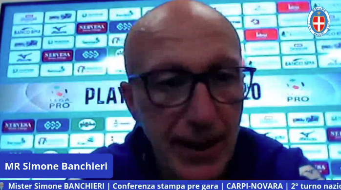 Novara, domani sera a Carpi, Banchieri: «Ci sarà bisogno di tutti, siamo motivati»