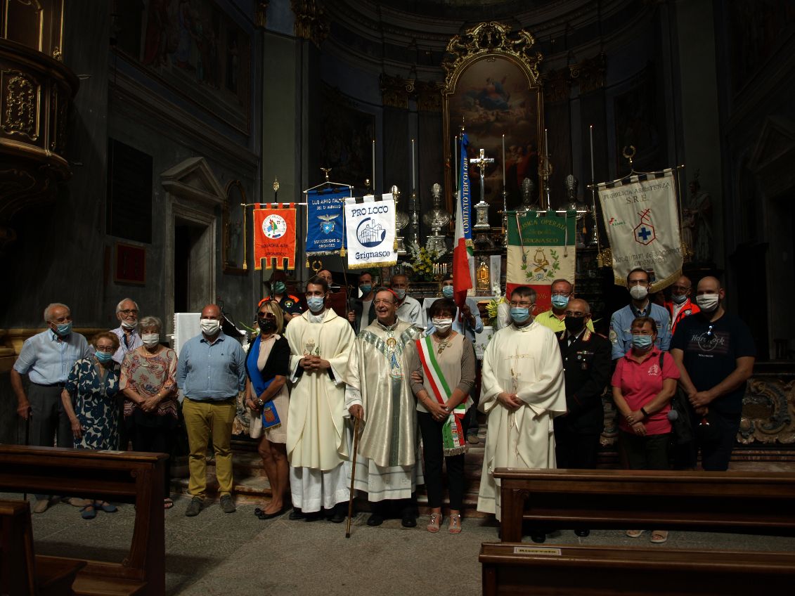 Grignasco, il cardinal Lajolo alla festa patronale dell’Assunta e di San Rocco