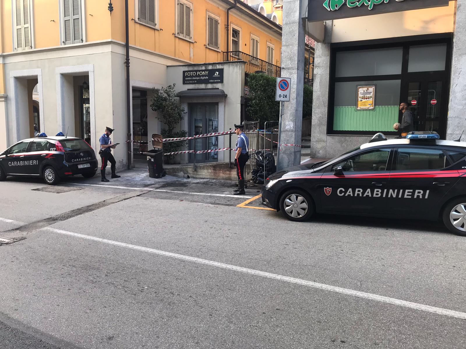 Pallanza: arrestato dai Carabinieri l’autore dell’incendio ai cassonetti di via Marconi